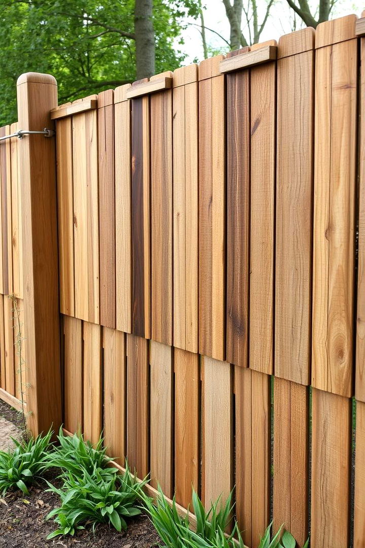 Eco friendly Reclaimed Wood - 22 Corner Fence Ideas
