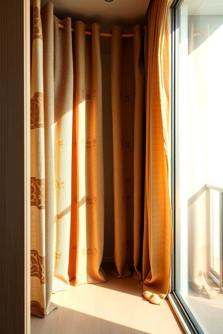 Eco friendly Recycled Materials - 22 closet curtain ideas