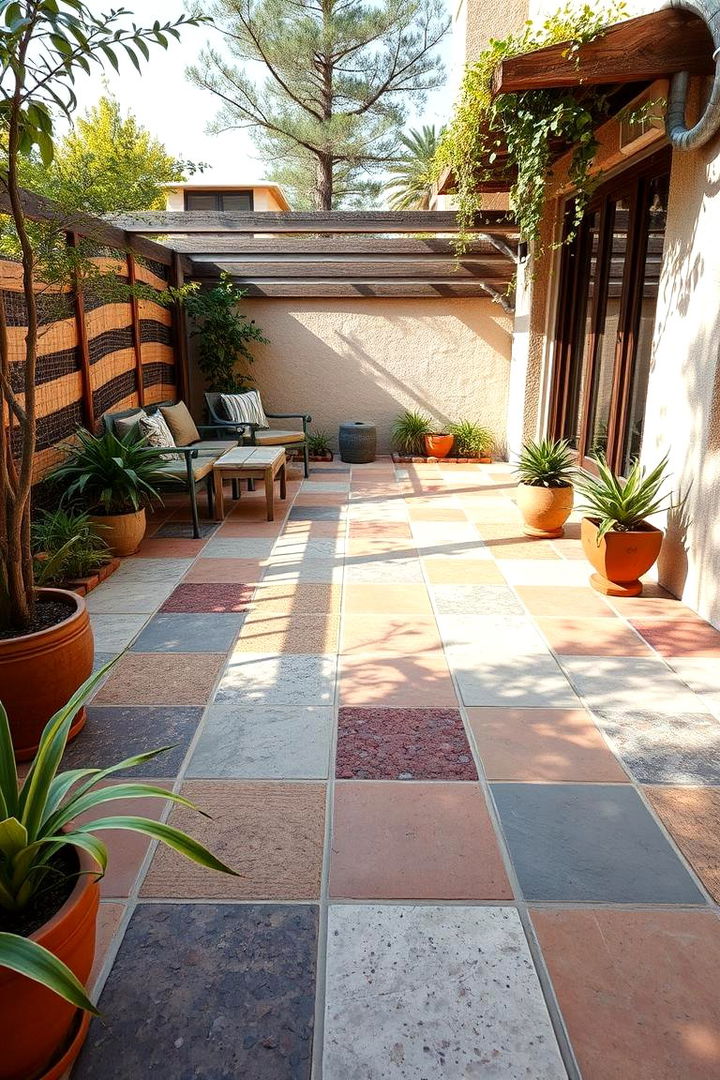 Eco friendly Recycled Materials - 22 Patio Flooring Ideas
