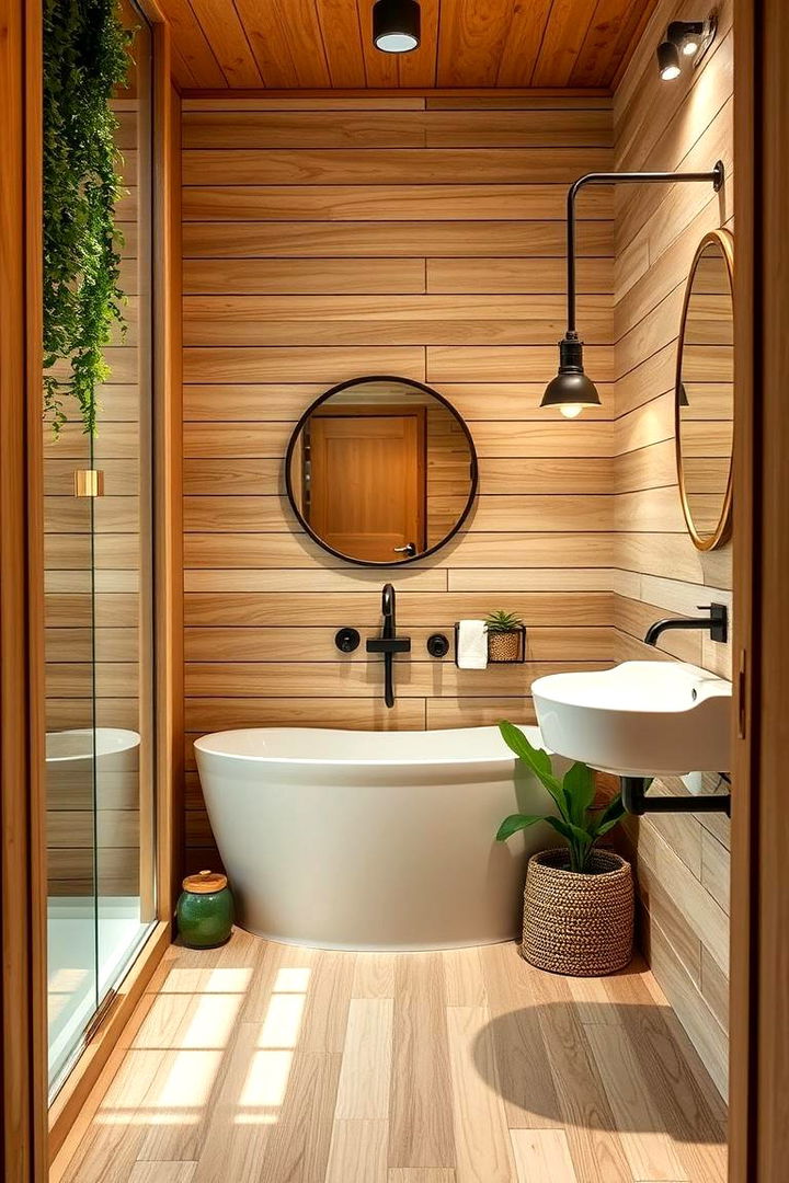 Eco friendly Shiplap Design for Sustainable Style - 22 shiplap bathroom ideas