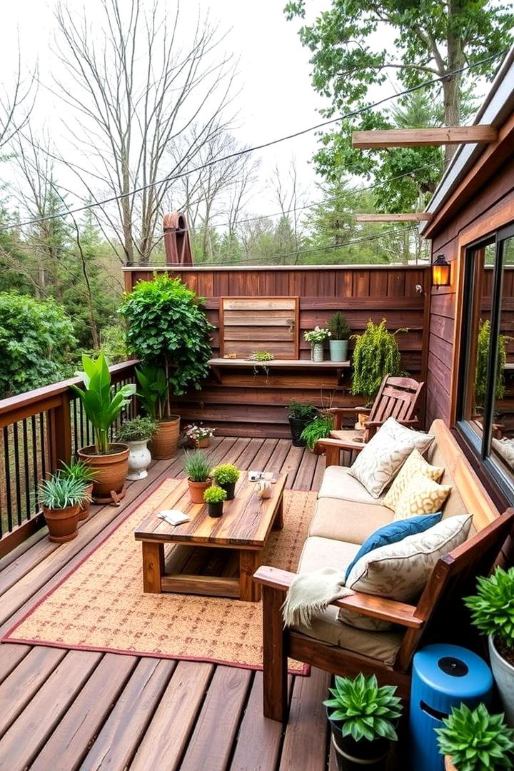 Eco friendly Sustainable Decor - 22 Deck Decorating Ideas