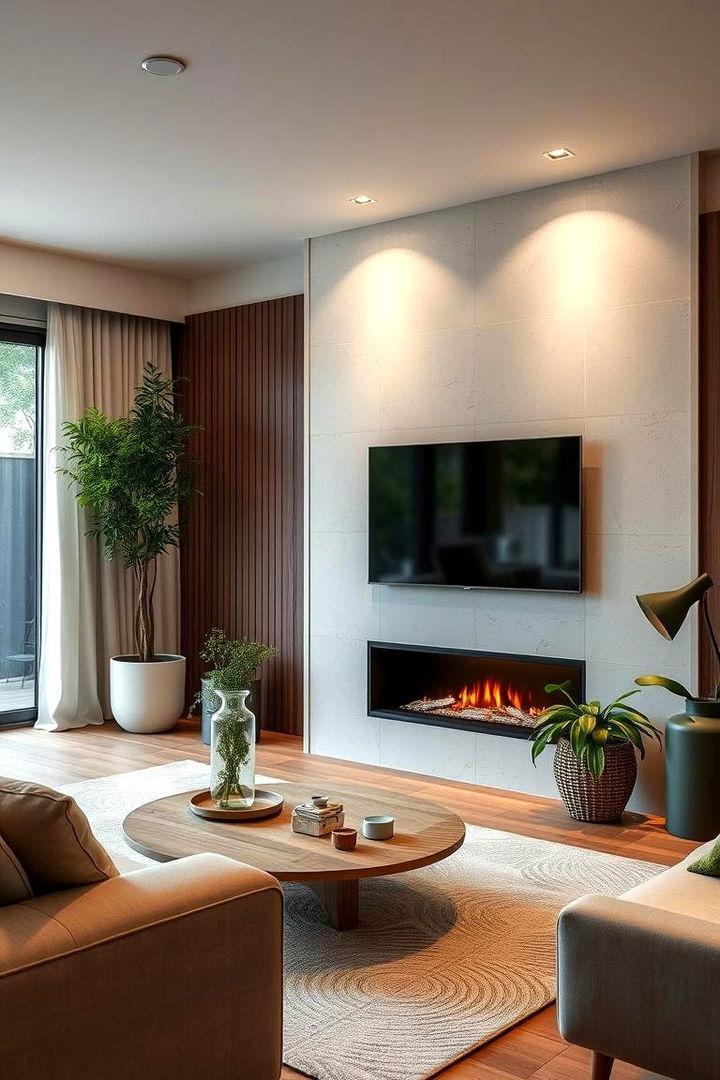 Eco friendly and Cost effective Options - 22 Electric Fireplace Ideas With Tv Above