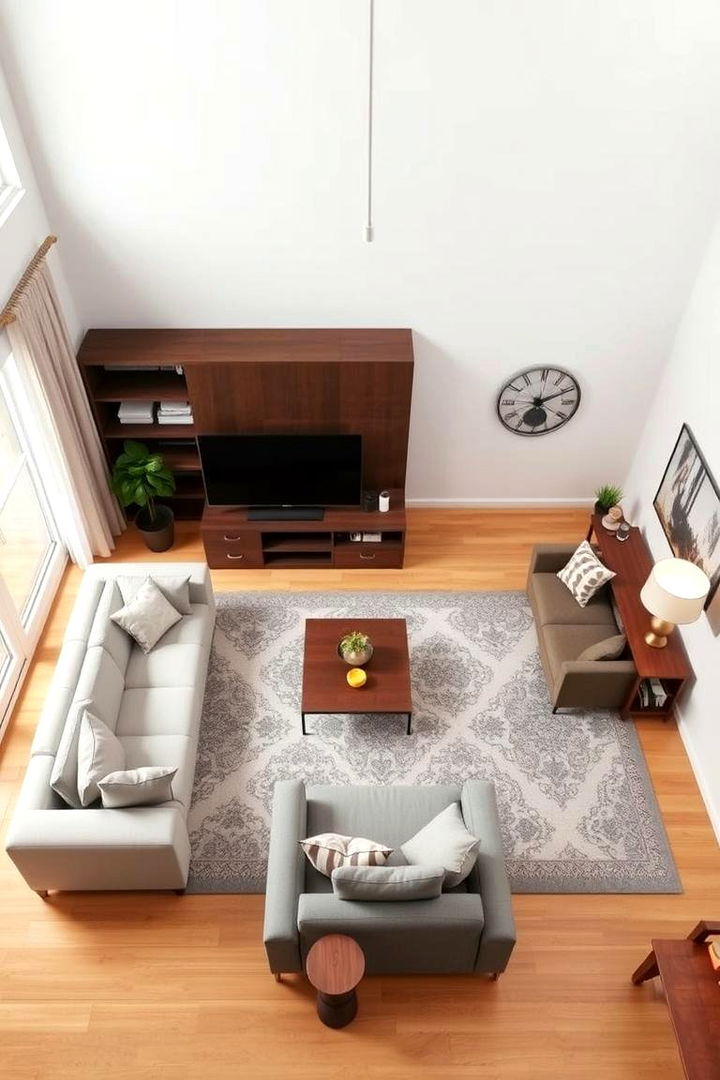 Economical Floor Plan Planning Strategies - 22 Budget Apartment Living Room Ideas