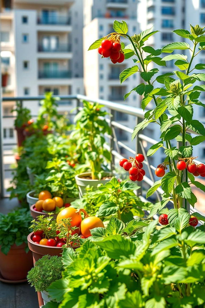Edible Balcony Garden - 22 Balcony Garden Ideas