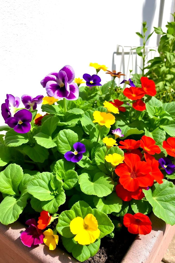 Edible Flower Selections - 22 Budget Small Garden Ideas