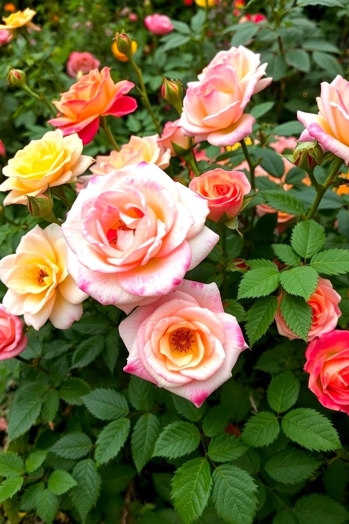 Edible Rose Garden Integration - 22 Rose Garden Ideas