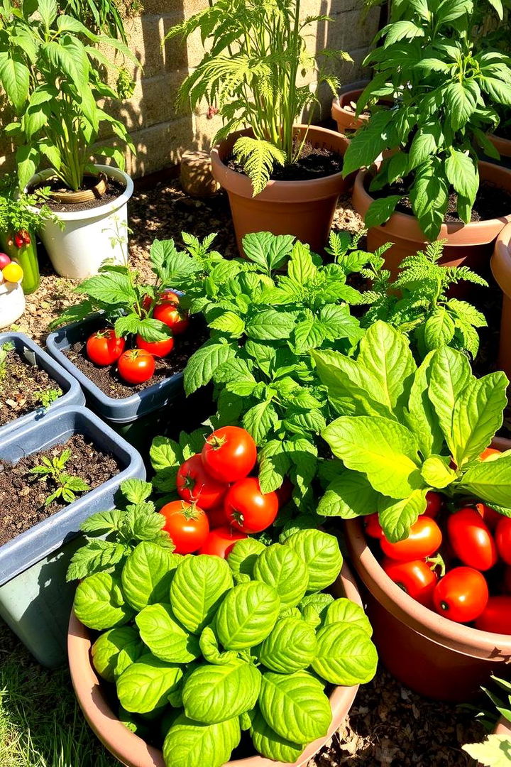 Edible Vegetable Patch Corner - 22 Corner Garden Ideas With Pots