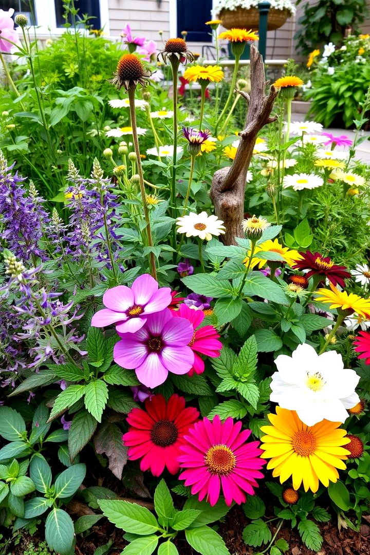 Edible and Ornamental Mix - 22 Front Yard Flower Bed Ideas