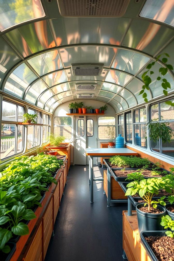 Educational Workshop Greenhouse Bus - 22 School Bus Greenhouse Ideas