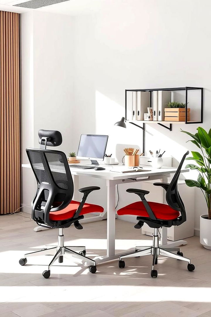 Efficient Desk Area - 22 Clean Girl Room Ideas