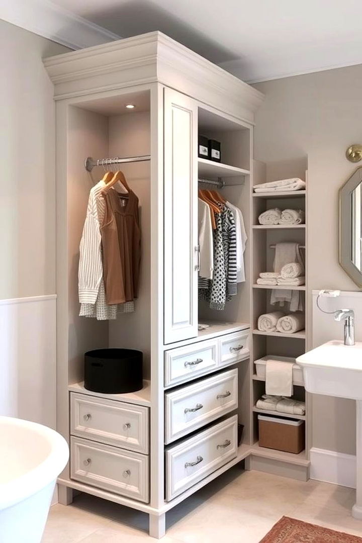 Efficient Dresser Closet Combos - 22 Bathroom Closet Ideas