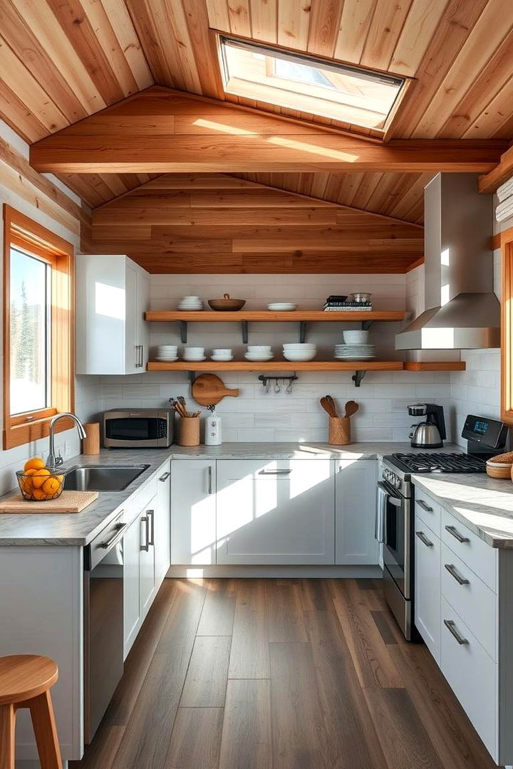 Efficient Functional Layout - 22 Mountain House Kitchen Ideas