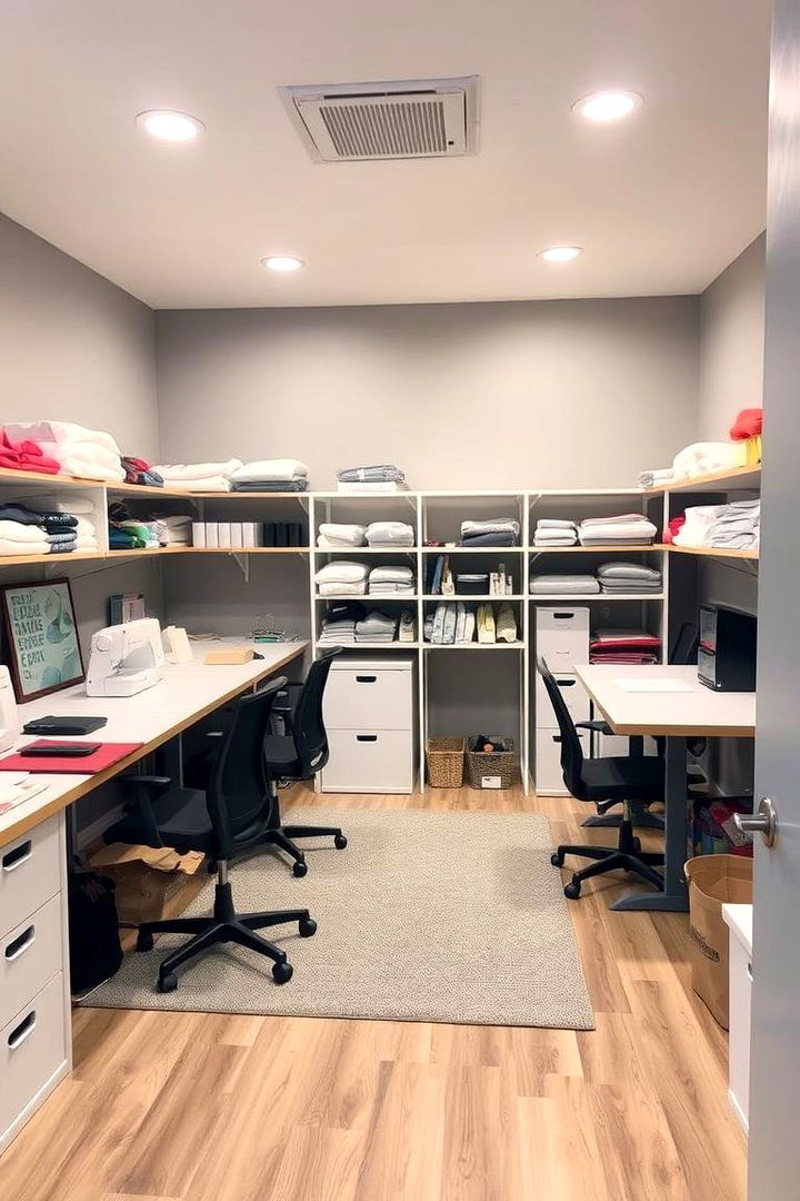 Efficient Layout Planning - 22 Sewing Room Ideas
