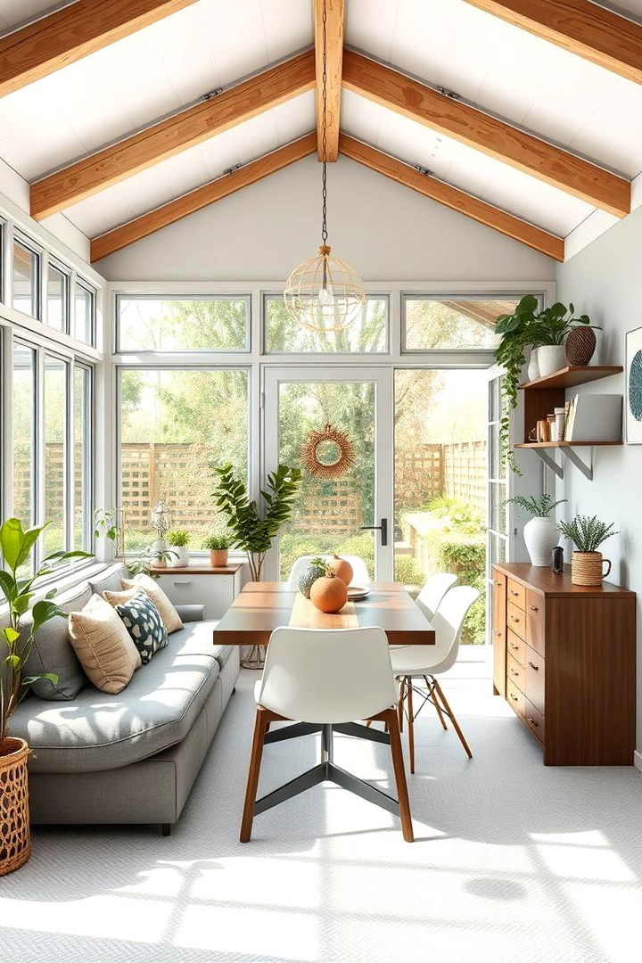 Efficient Space Optimization - 22 Greenhouse Dining Room Ideas