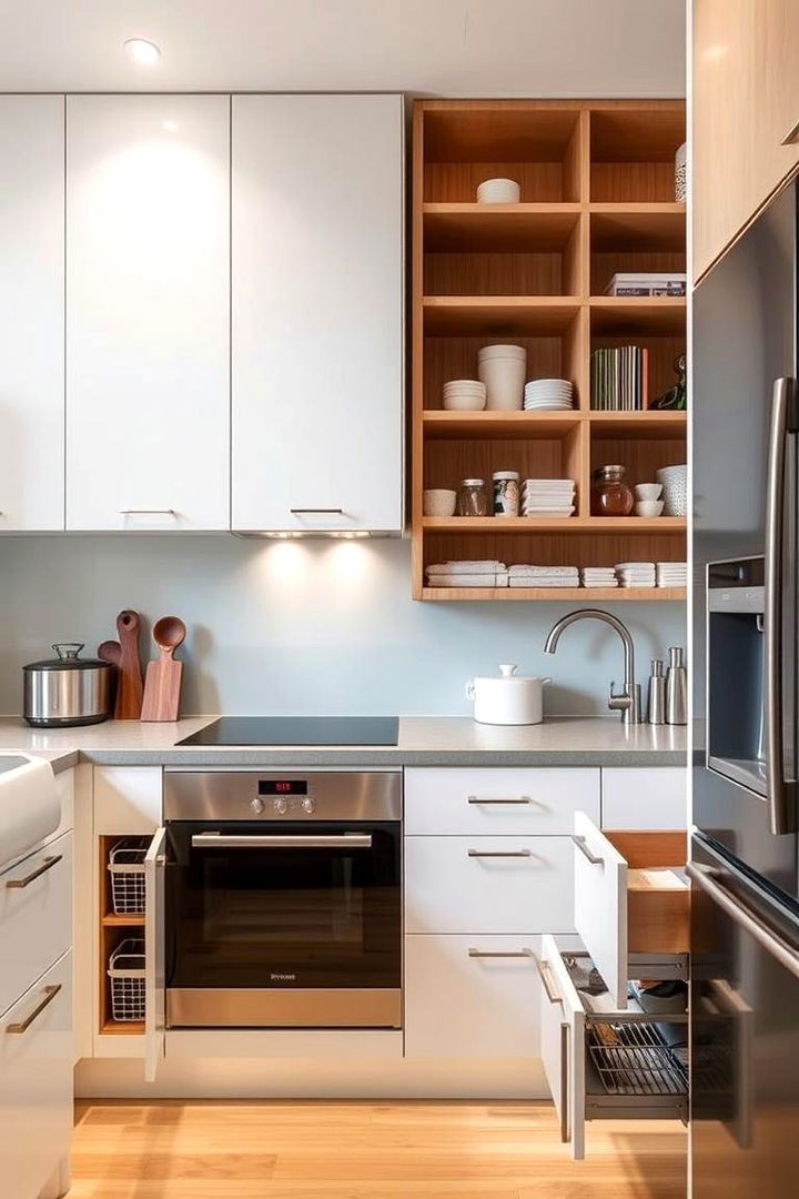 Efficient Storage Solutions - 22 Japanese Style Kitchen Ideas