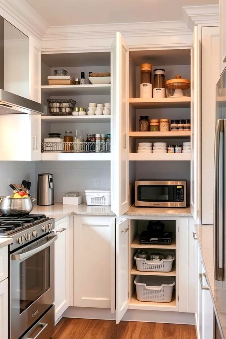 Efficient Storage Solutions - 22 Kitchen With Stainless Steel Appliances