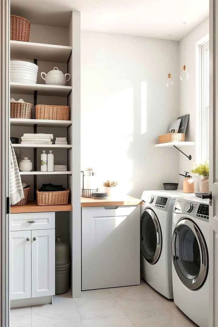 Efficient Use of Corners - 22 Small Utility Room Ideas