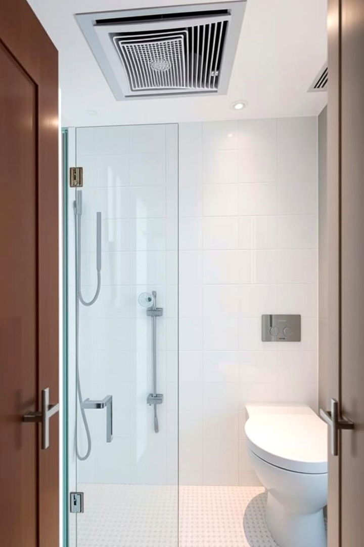 Efficient Ventilation and Comfort - 22 Small Ensuite Design Ideas