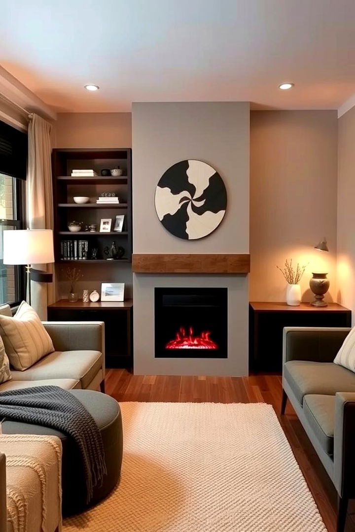 Electric Fireplace Inserts for Compact Spaces - 22 Small Living Room Fireplace Ideas