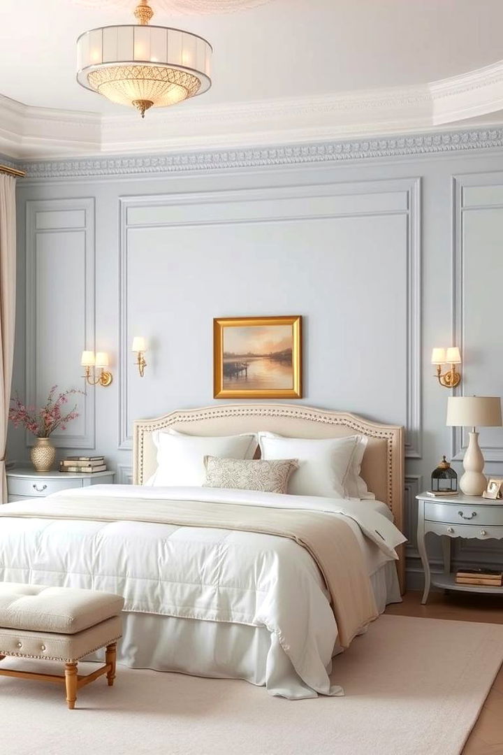 Elegant Accents - 22 Light Blue Bedroom Ideas