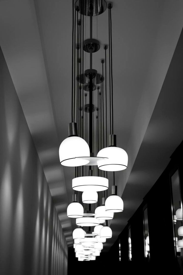 Elegant Ambient Lighting - 22 Black and White Hallway Ideas