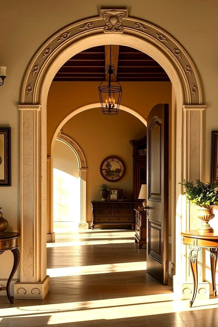 Elegant Arched Doorways - 22 Tuscan Living Room Ideas