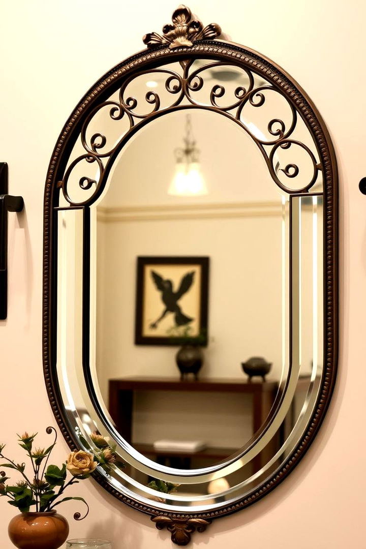 Elegant Arched Mirrors and Frames - 22 Spanish Style Bathroom Ideas