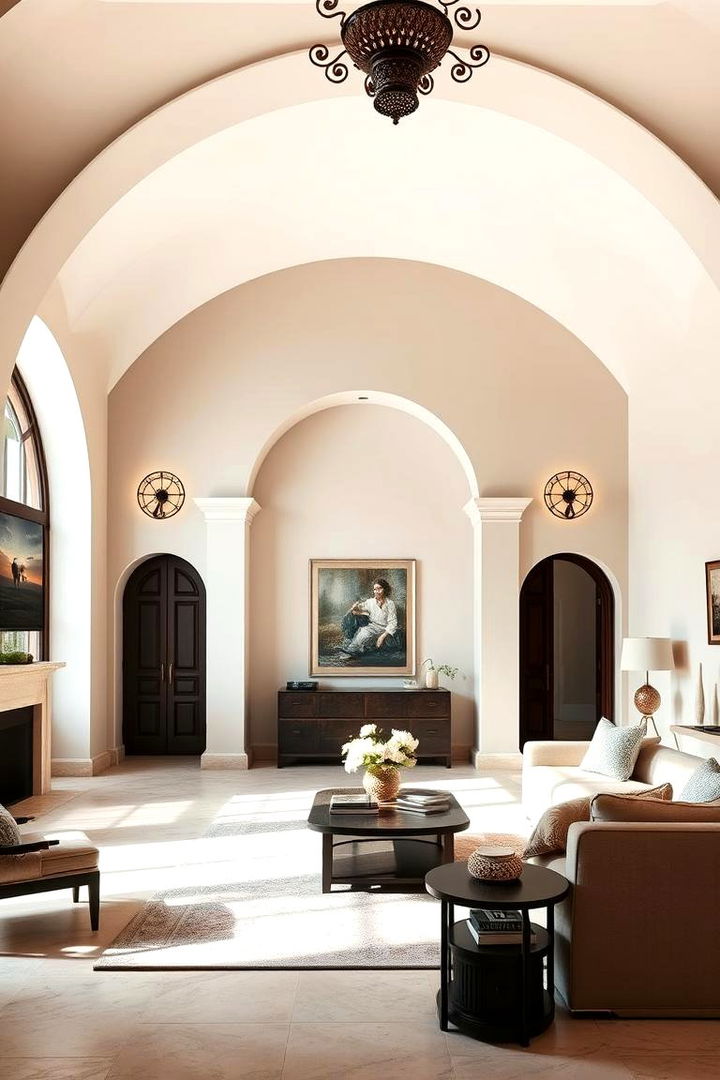 Elegant Archways and Curved Doorways - 22 Spanish Style Living Room Ideas