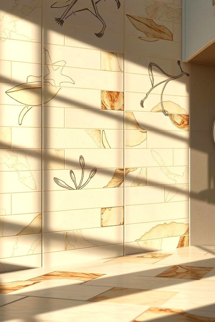 Elegant Beach Tiles - 22 coastal kitchen ideas
