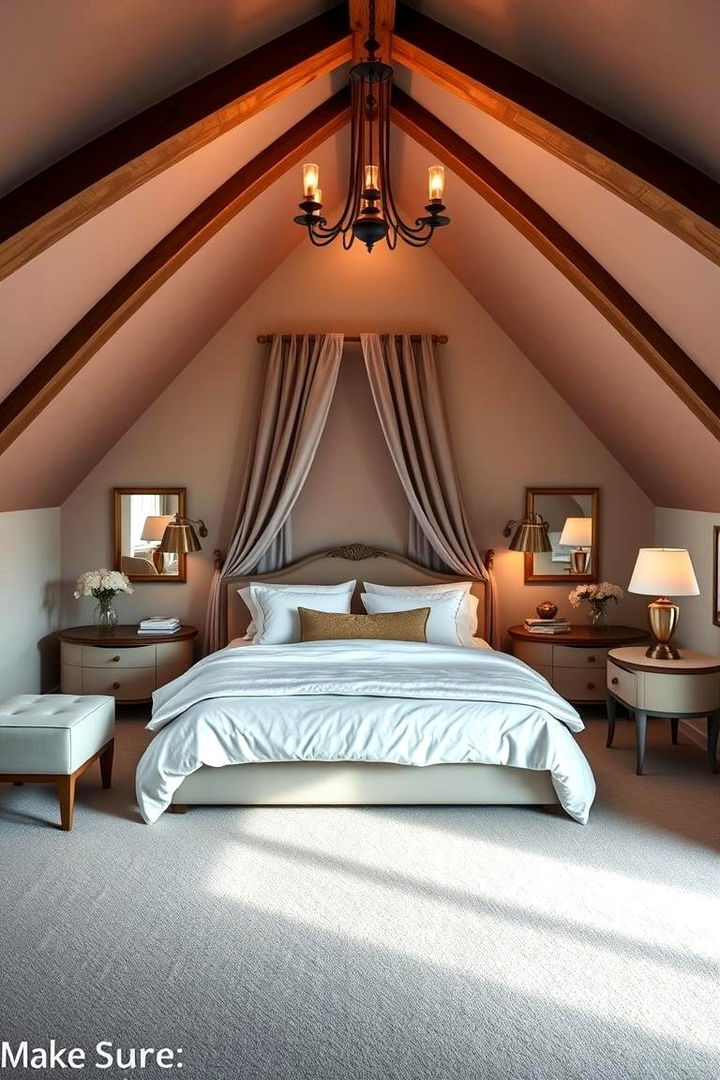 Elegant Bedroom Retreat Attic - 22 attic room ideas