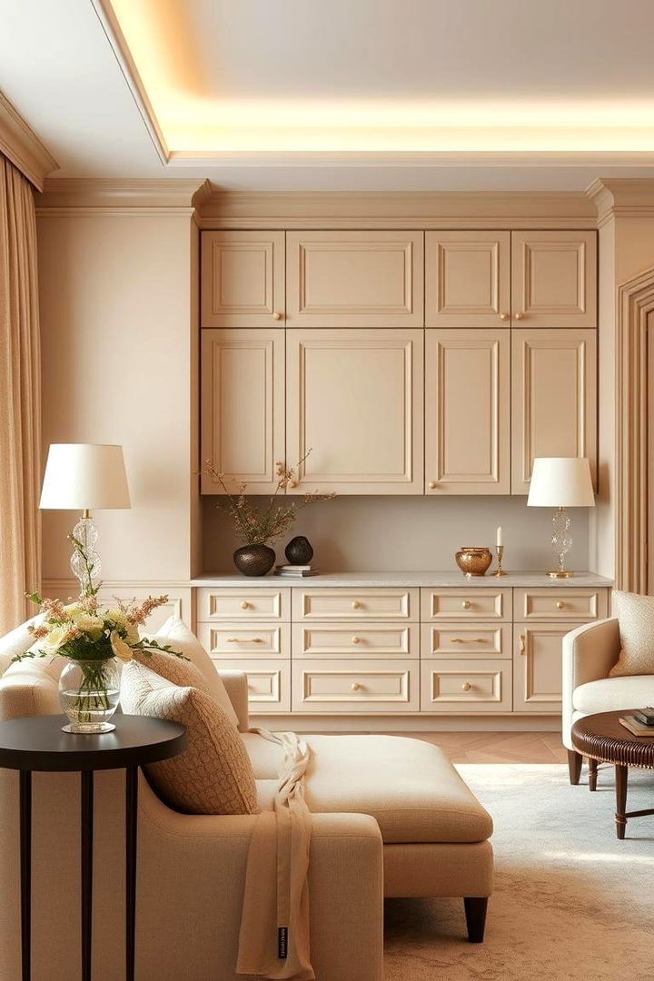 Elegant Beige Options - 22 Bathroom Cabinet Color Ideas