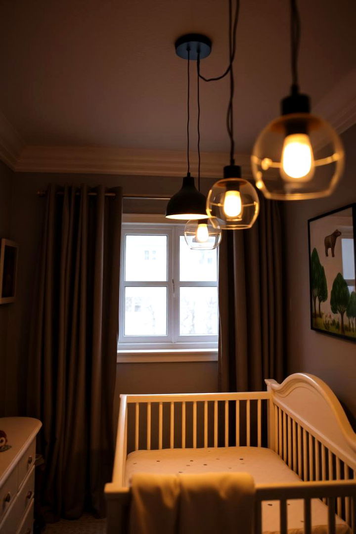 Elegant Black Lighting Fixtures - 22 Black Nursery Ideas