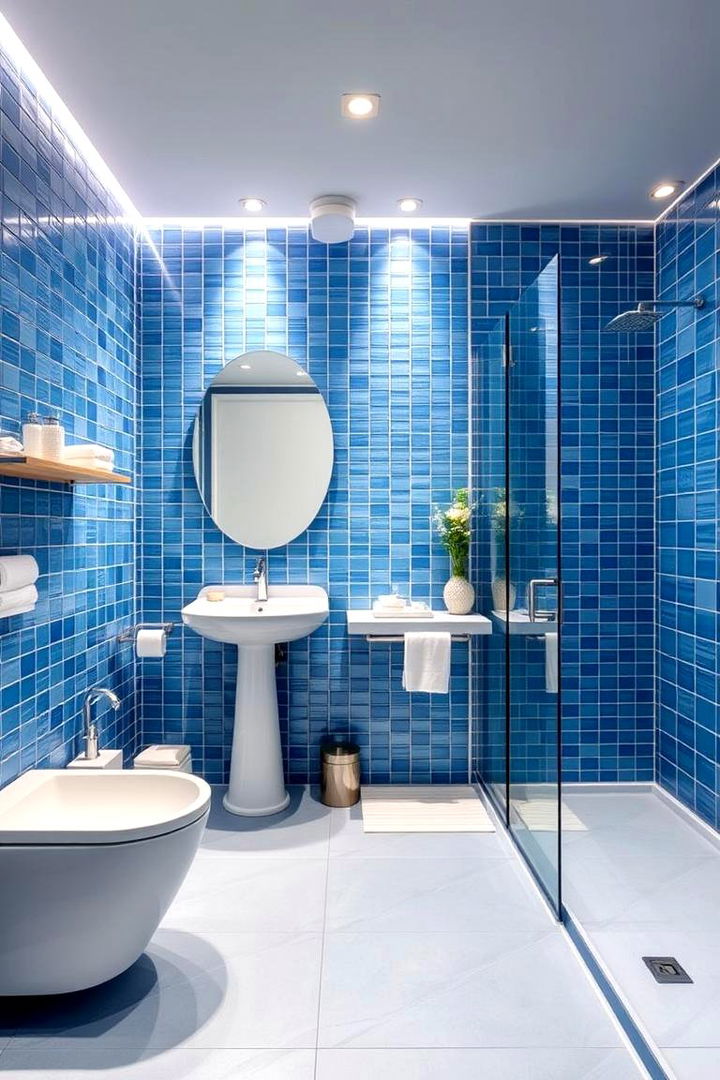 Elegant Blue and White Bathrooms - 22 Blue and White Decor Ideas