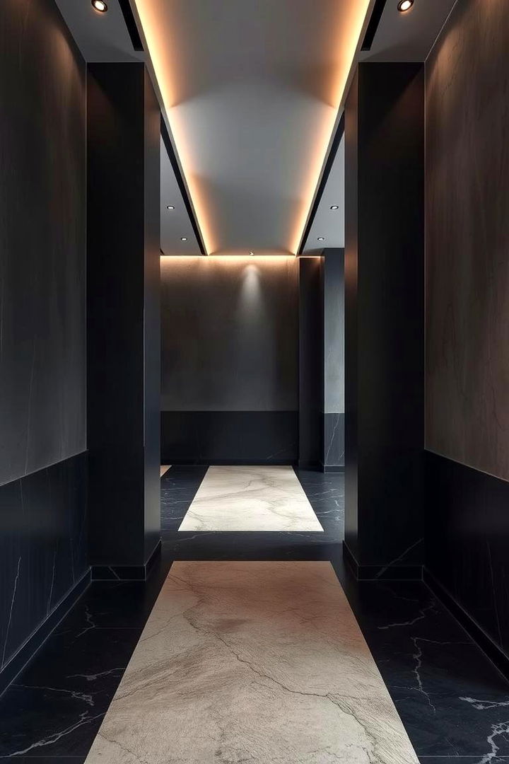 Elegant Charcoal with Ivory - 22 Floor and Wall Color Ideas