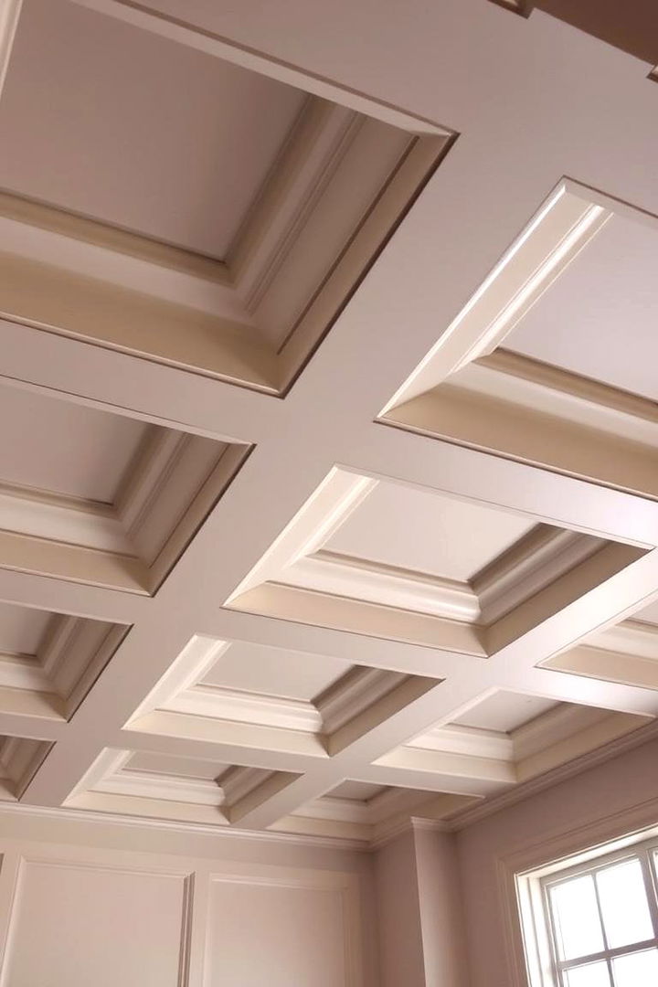 Elegant Coffered Ceilings - 22 Dining Room Ceiling Ideas