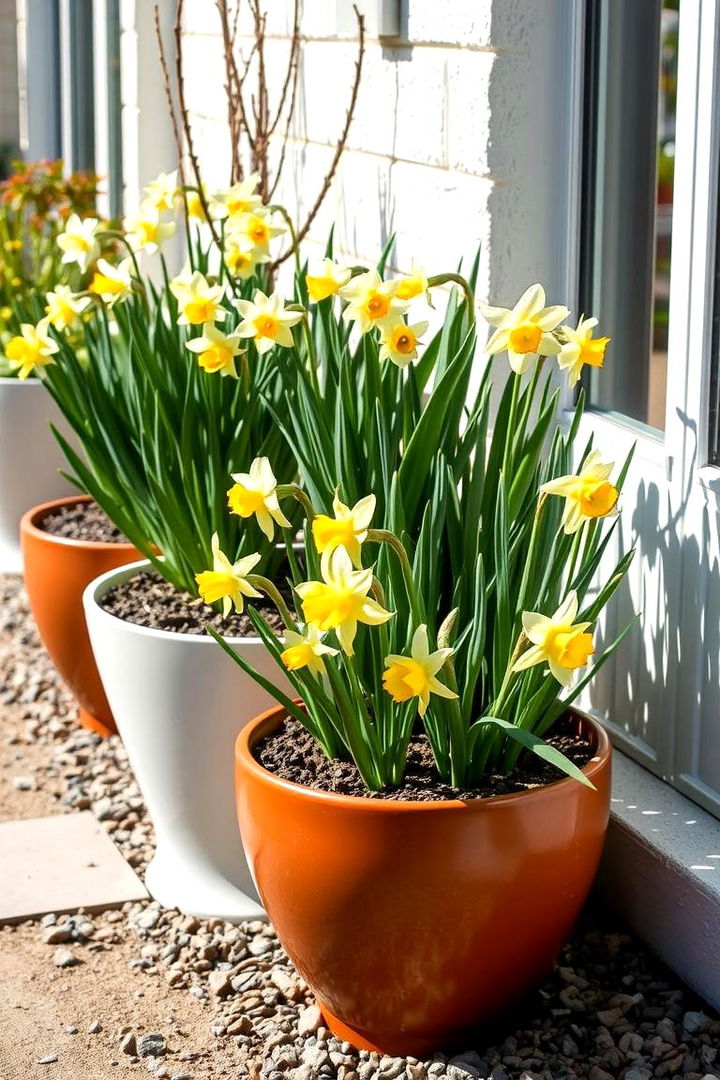 Elegant Container Creations - 22 Daffodil Garden Ideas