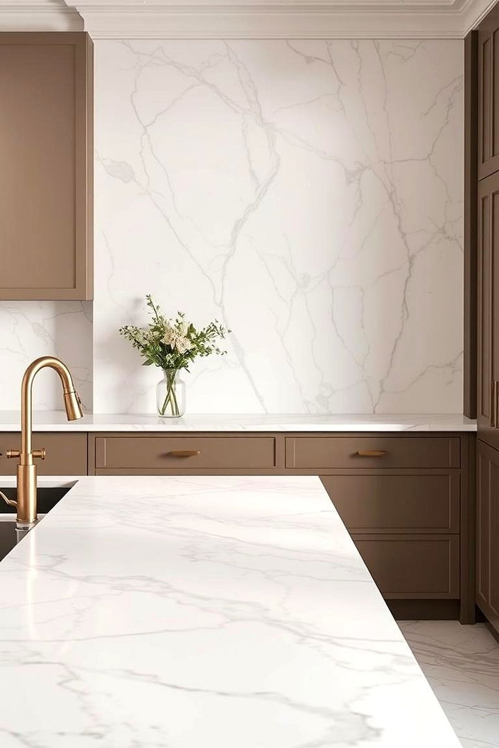 Elegant Countertop Materials - 22 Cashmere Kitchen Ideas