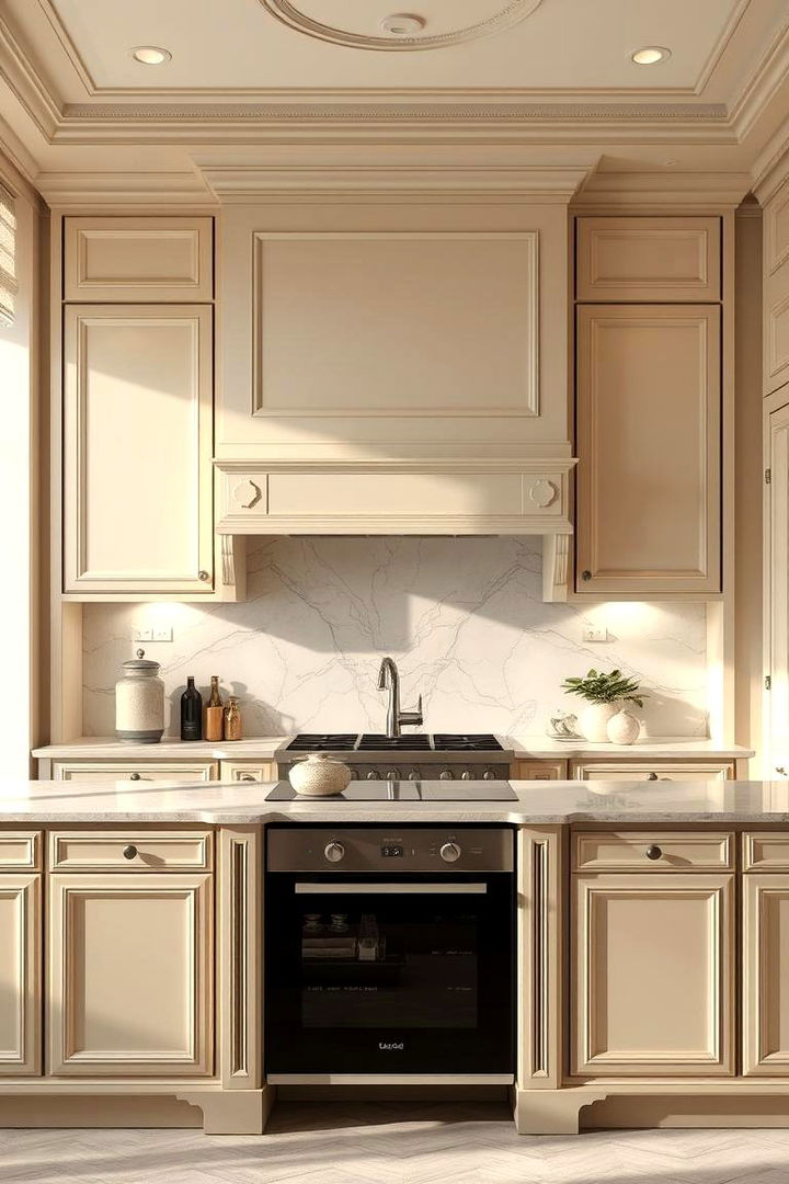 Elegant Cream and Beige - 22 Kitchen Color Ideas