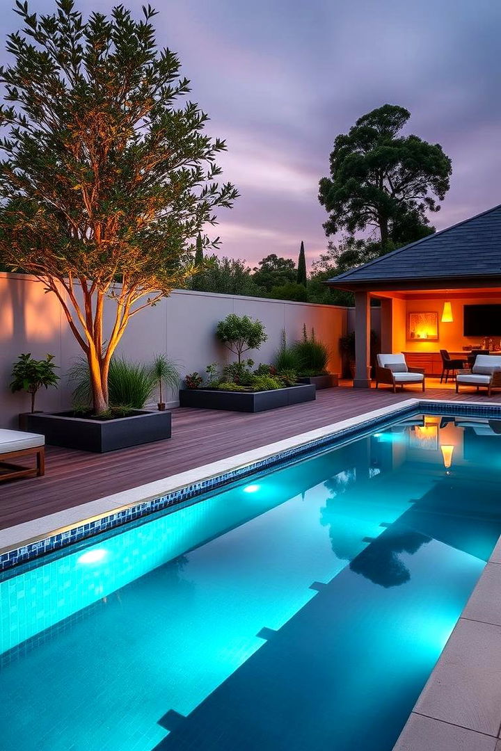 Elegant Decking and Patio Finishing - 22 Above Ground Pool Landscaping Ideas