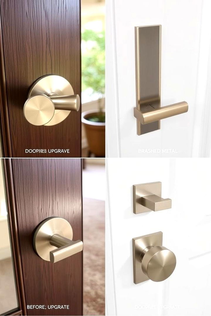 Elegant Door Hardware Updates - 22 Curb Appeal Ideas