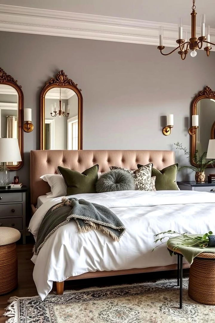 Elegant Eclectic Ambience - 22 Green Boho Bedroom Ideas