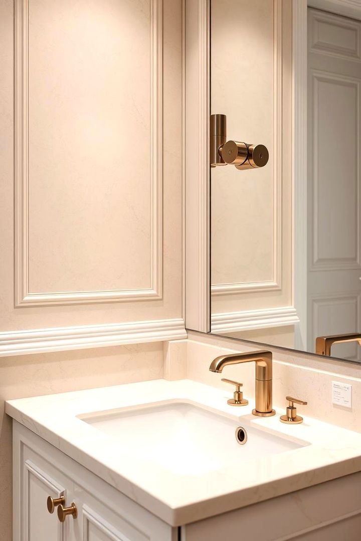 Elegant Finishes and Hardware - 22 Beige Bathroom Ideas