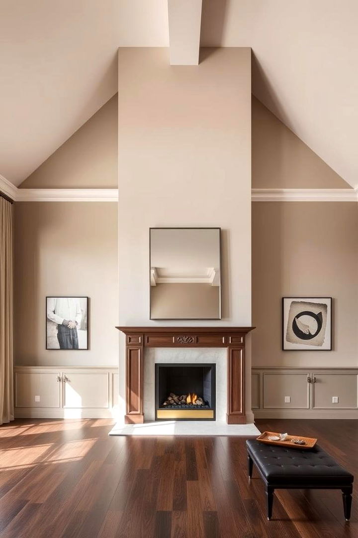 Elegant Fireplace Mantels and Surrounds - 22 Rooms With Fireplaces With Vaulted Ceilings Features