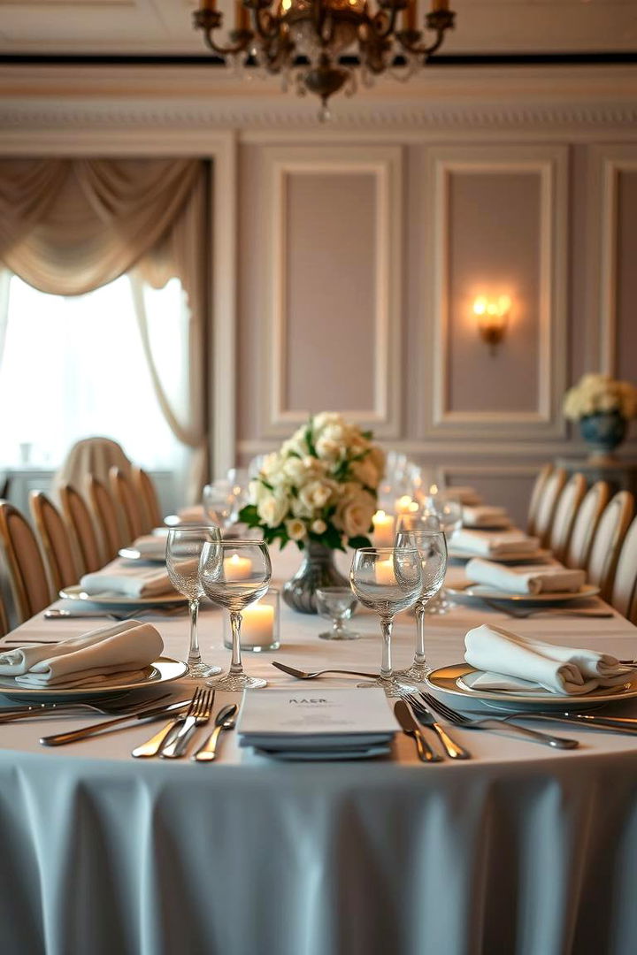 Elegant Formal Setting - 22 Table Setting Ideas