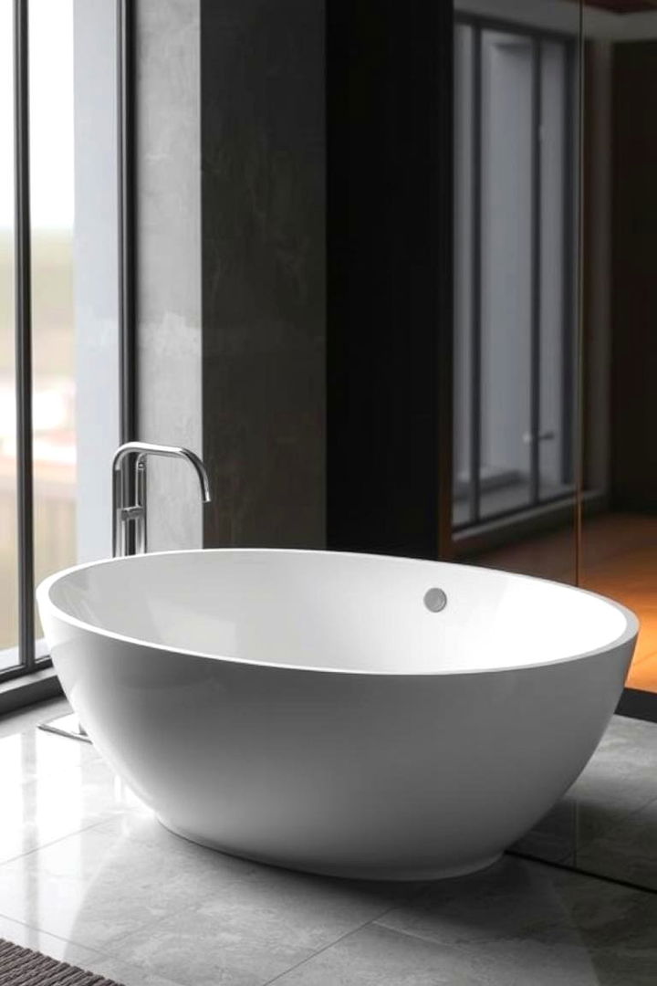 Elegant Freestanding Bath Hybrid - 22 Drop in Tub Ideas