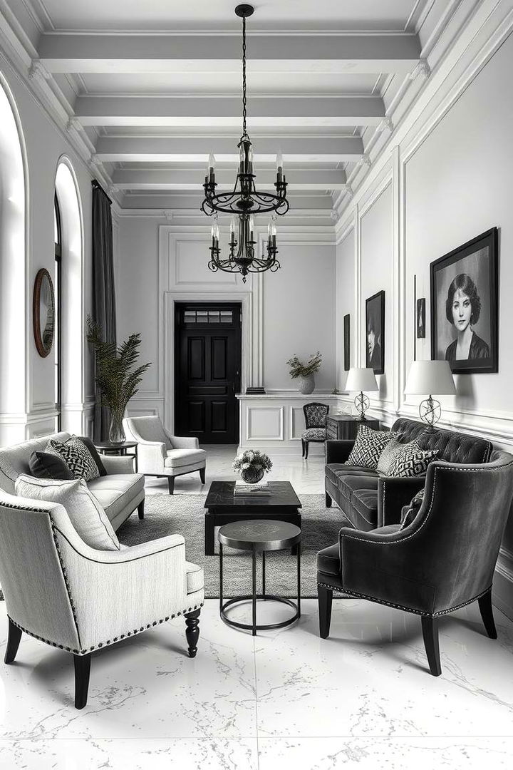 Elegant French Monochrome - 22 French Interior Design Ideas