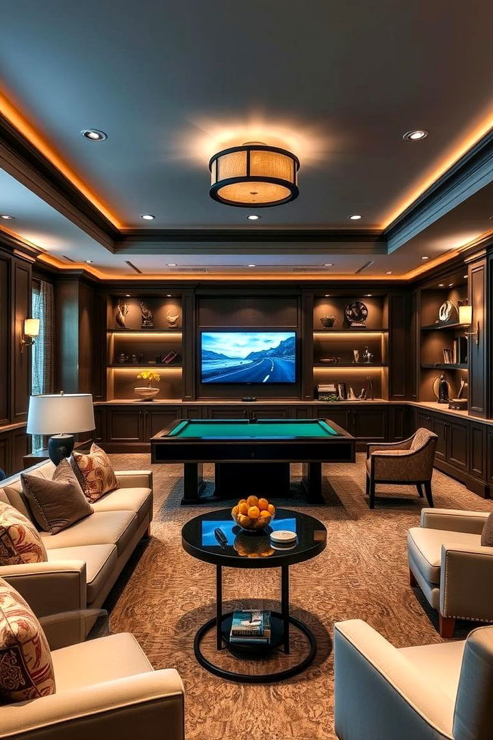 Elegant Game Room - 22 Hunting Room Ideas