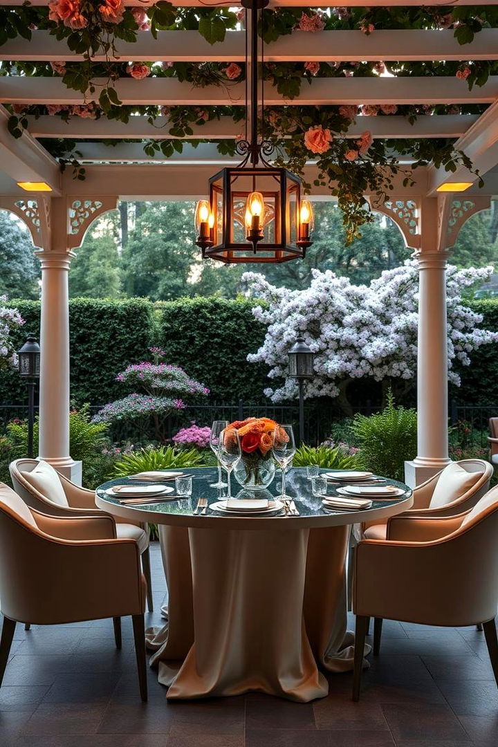 Elegant Garden Dining - 22 Outdoor Living Space Ideas