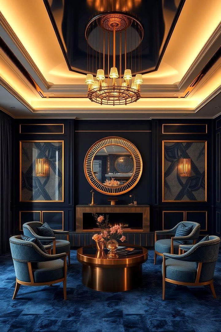 Elegant Gold Accents - 22 Designer-approved Colors That Go With Navy Blue