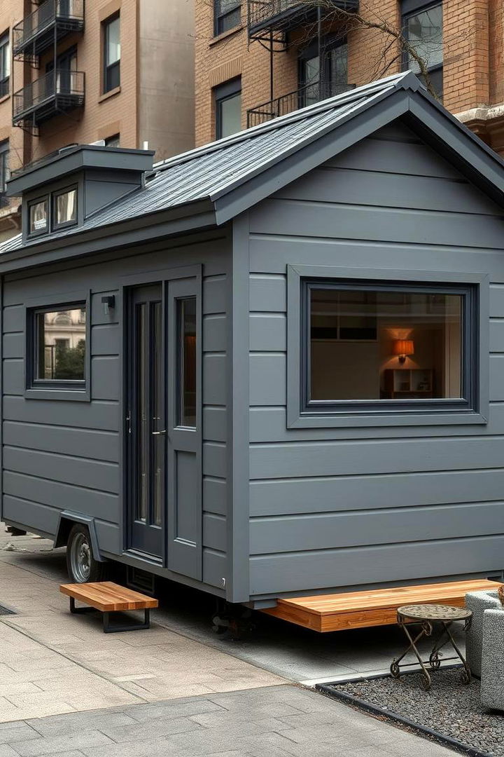 Elegant Grays - 22 Exterior Color Palettes for Small Homes